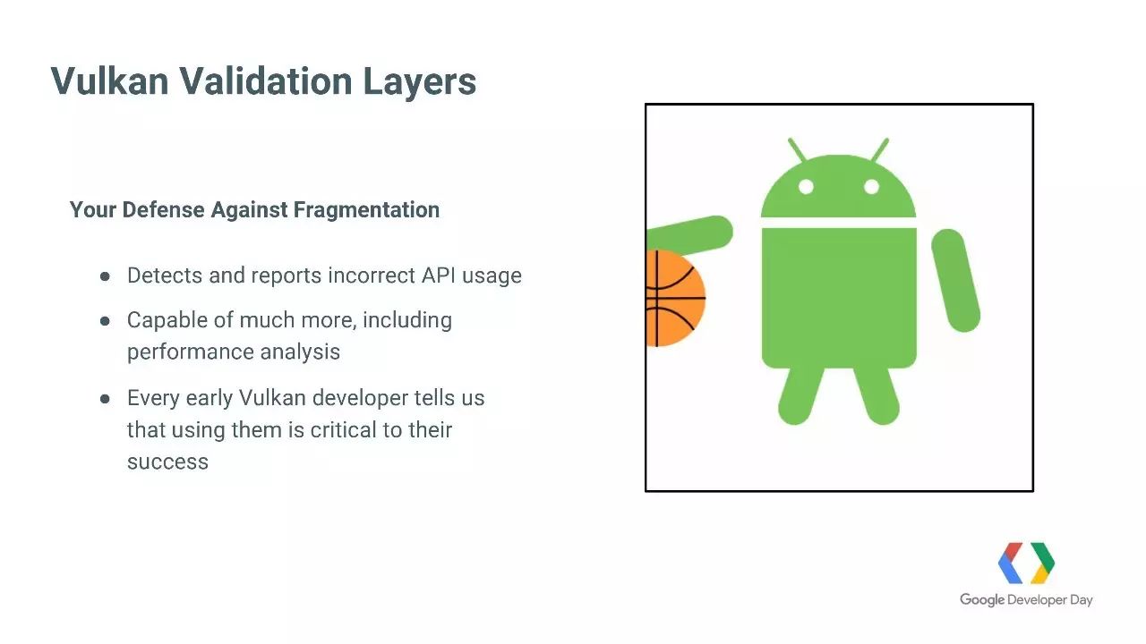 Vulkan-专为Android打造的高性能3D图像API (Google开发者大会演讲PPT&视频)