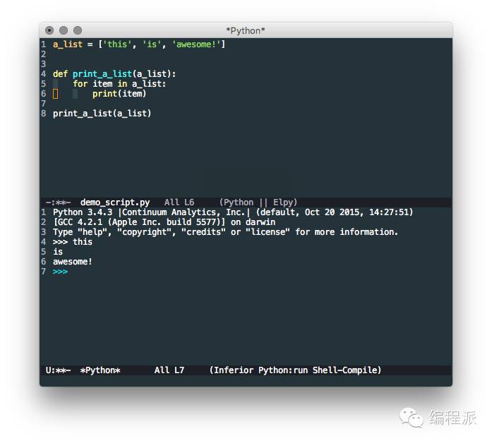 Emacs：最好的Python编辑器？