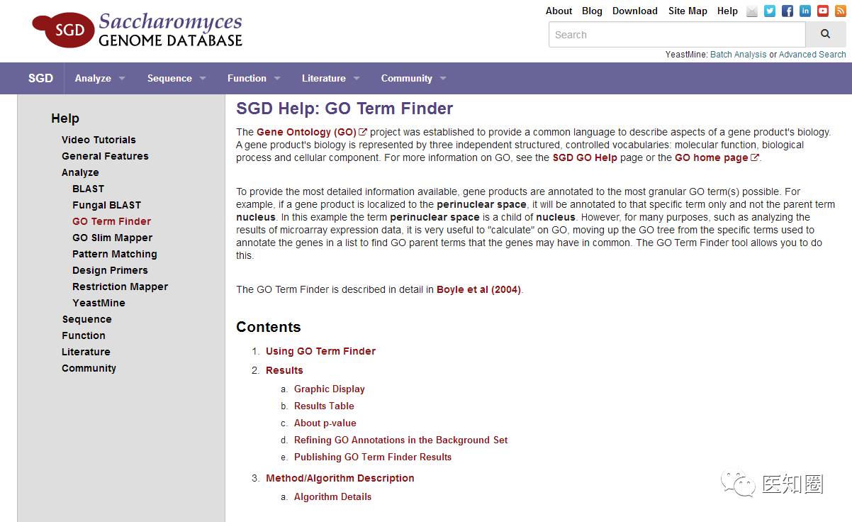 GO Term Finder：一个强大的GO功能注释分析工具