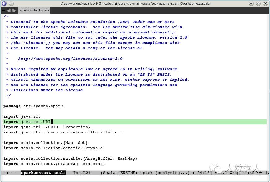 emacs+ensime+sbt打造spark源码阅读环境