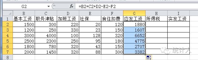 如何利用ABS函数计算个人所得税？