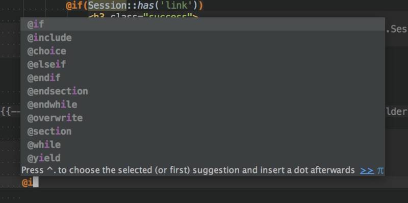 基于 PHPStorm 编辑器的 Laravel 开发