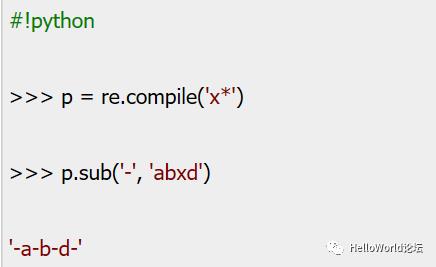 正则表达式之Python操作指南(re使用)