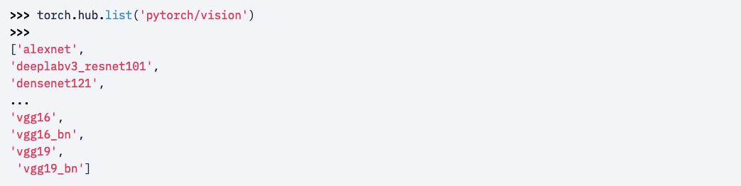 剑指TensorFlow，PyTorch Hub官方模型库一行代码复现主流模型