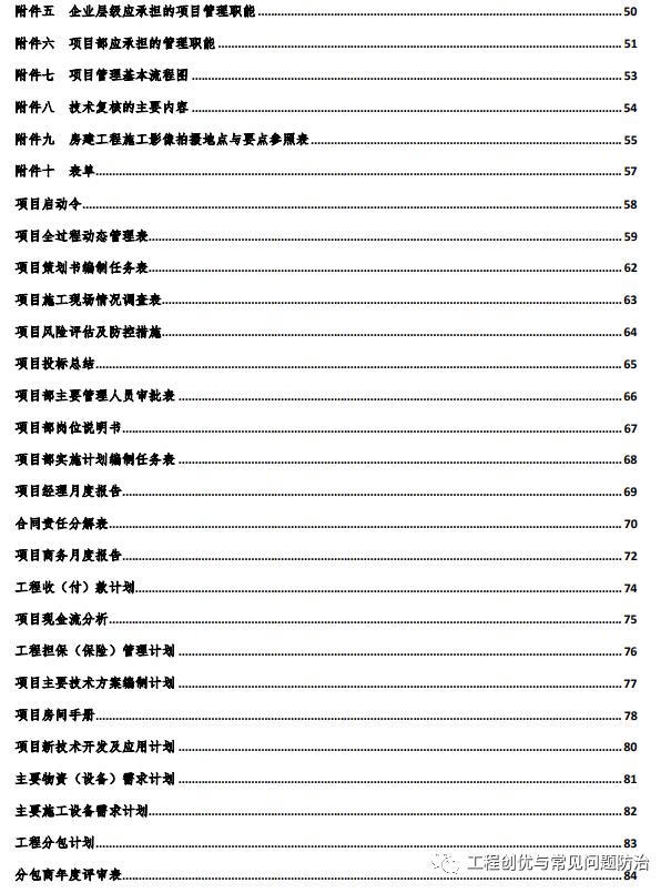 16份知名企业《项目管理手册》最新版分享（word+pdf））