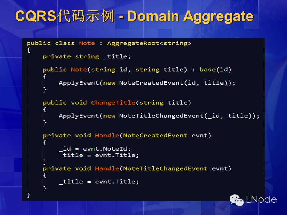 CQRS\ES架构介绍