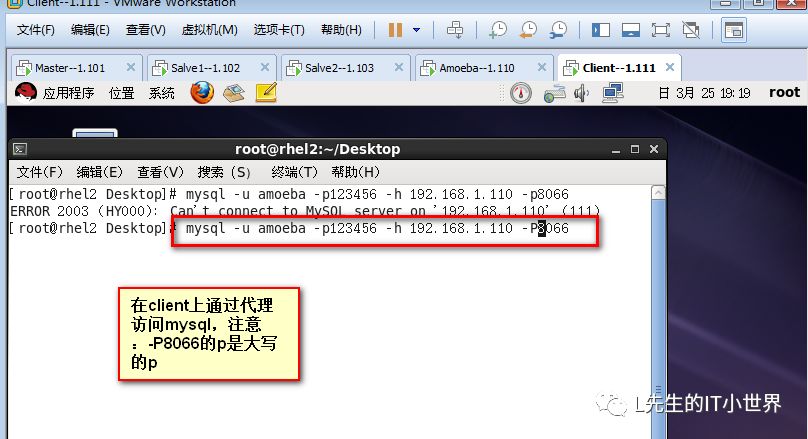 Mysql主从复制与读写分离实验文档