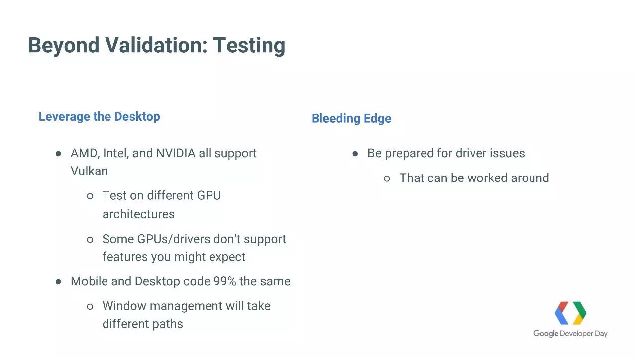 Vulkan-专为Android打造的高性能3D图像API (Google开发者大会演讲PPT&视频)