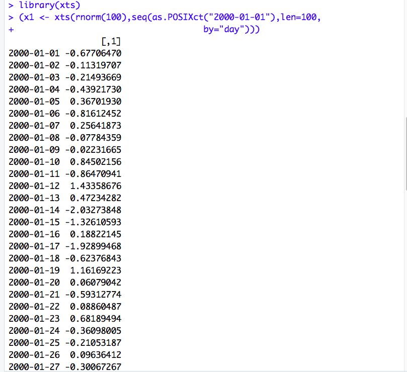 xts包:时间序列分析利器
