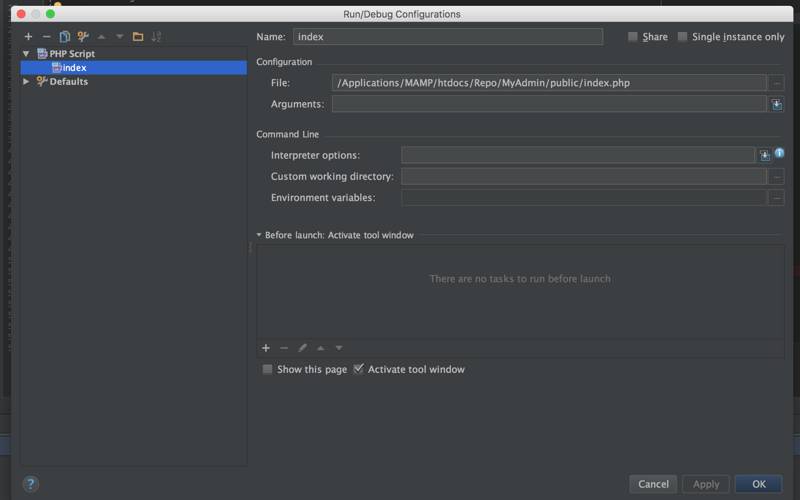 基于 PHPStorm 编辑器的 Laravel 开发