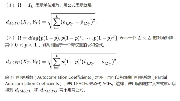 时间序列的相似性