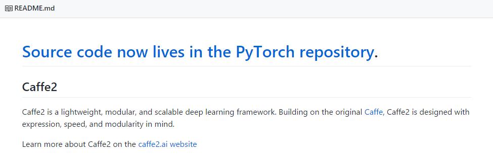 Caffe2现已并入PyTorch?真的假的