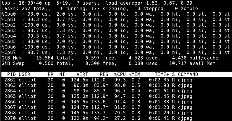 如何在并行的Bash中使用你的整个CPU