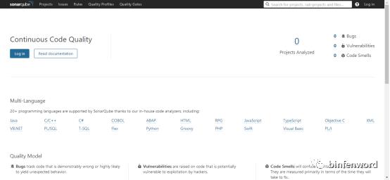sonar代码质量管理工具让你的代码更规范，更强大...