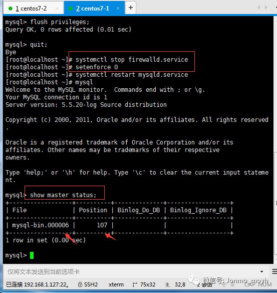 Lap+mysql(主从同步)