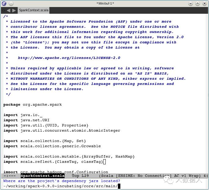 emacs+ensime+sbt打造spark源码阅读环境