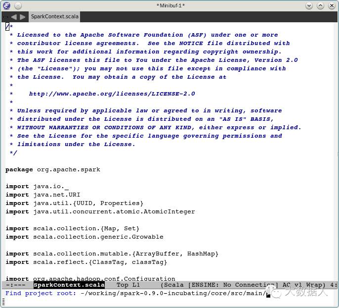 emacs+ensime+sbt打造spark源码阅读环境