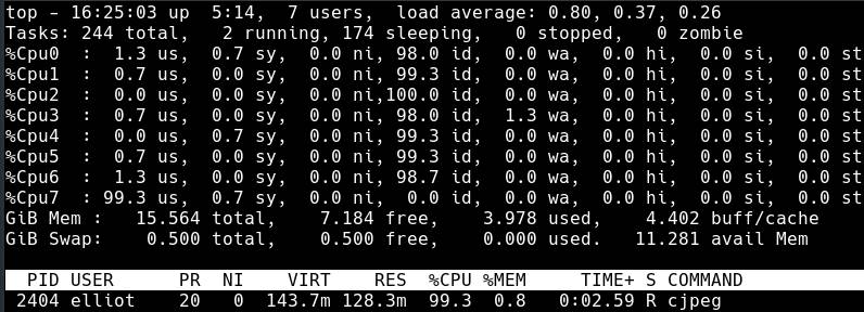 如何在并行的Bash中使用你的整个CPU