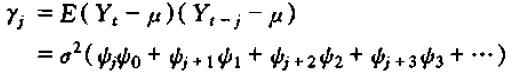 时间序列分析第三章 平稳自回归移动平均过程