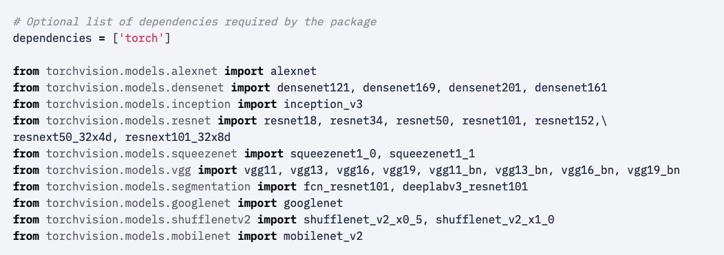 剑指TensorFlow，PyTorch Hub官方模型库一行代码复现主流模型