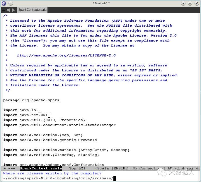 emacs+ensime+sbt打造spark源码阅读环境