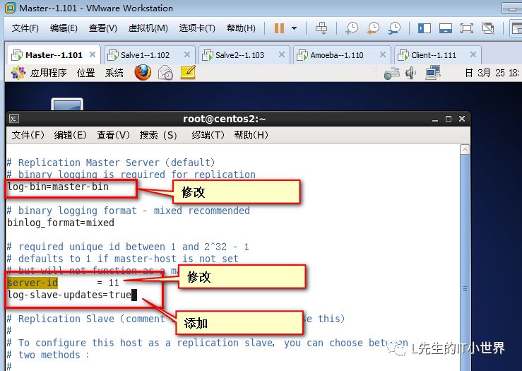 Mysql主从复制与读写分离实验文档