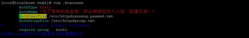 访问网址，Apache也支持访问设置账号密码。