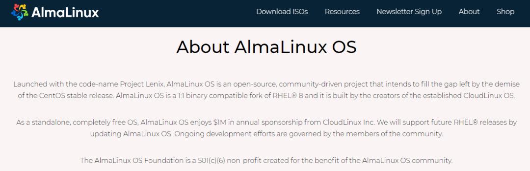 CentOS 消亡？不怕，替代品 AlmaLinux 将获商业支持！