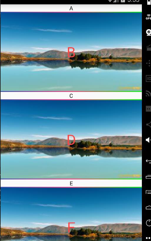 类ListView分隔线