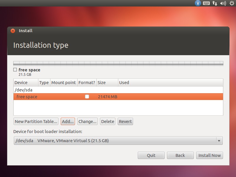 用VMware 8安装Ubuntu 12.04详细过程图解 