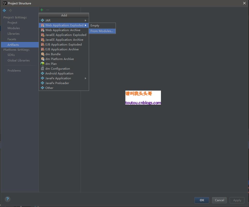 IntelliJ IDEA部署tomcat时Edit Configuration Deployment无artifact选项