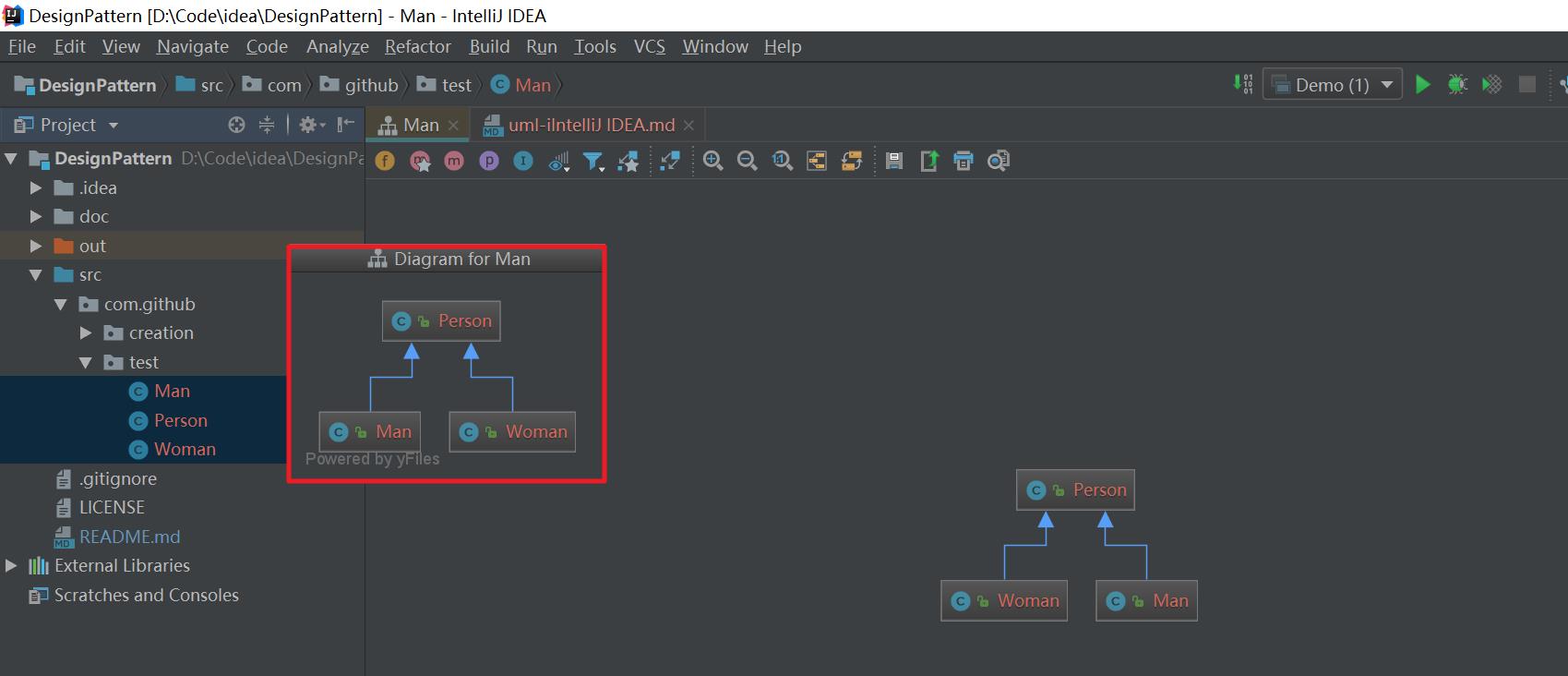 Show Diagrams PopUp