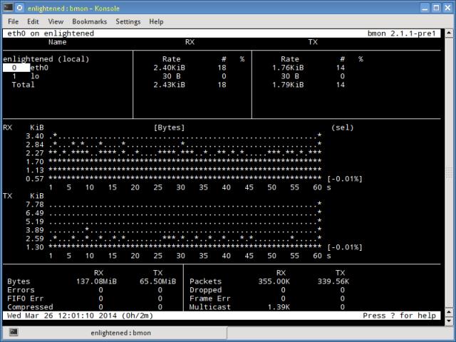 bmon linux network monitor