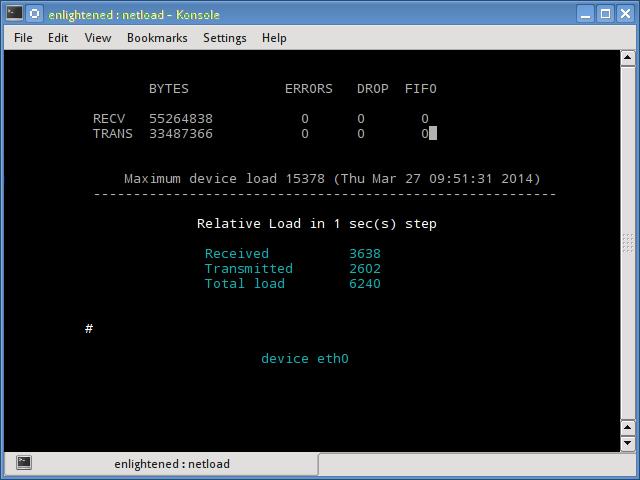 netload linux network monitor