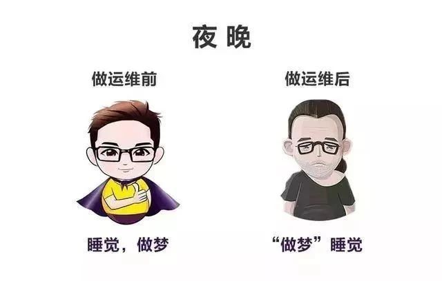 做运维前 vs 做运维后，太形象了！