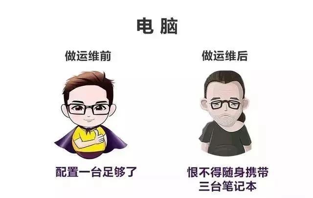 做运维前 vs 做运维后，太形象了！