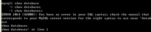 怎样解决show databases不能正确显示的问题？