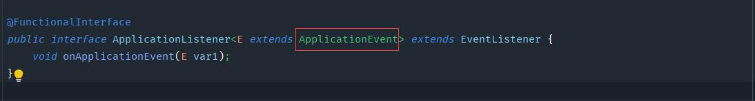 ApplicationListener接口源码