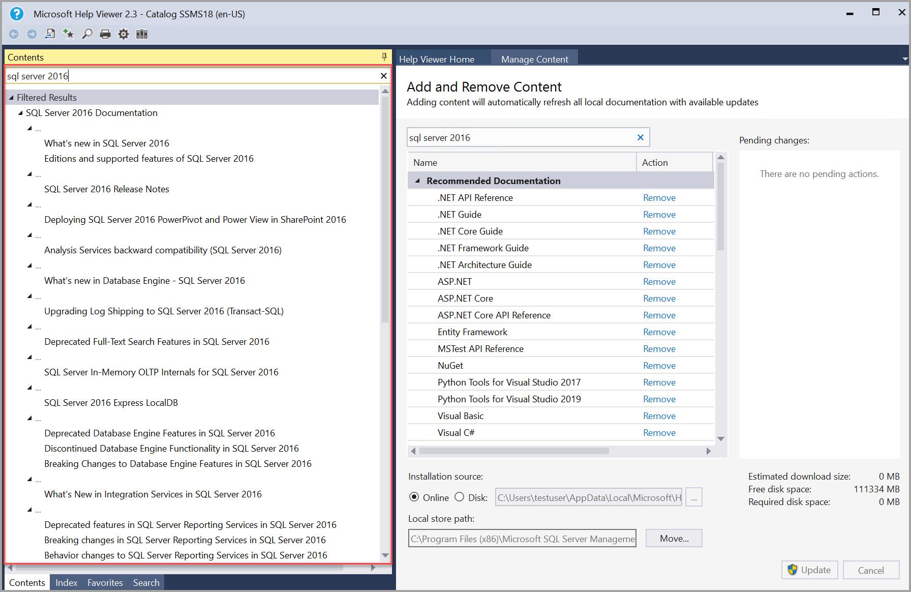 SQL Server 2016 丛书已自动更新