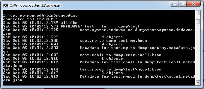 MongoDB数据备份