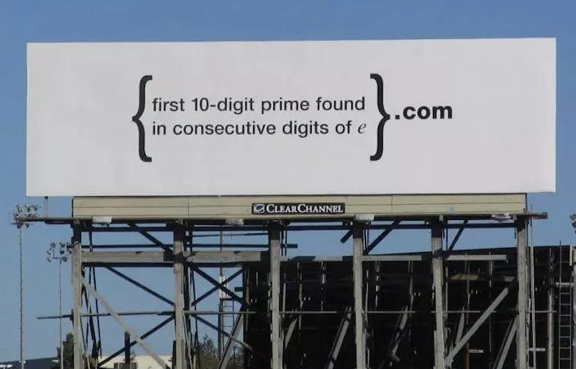 first 10-digit prime found in consecutive digits of e