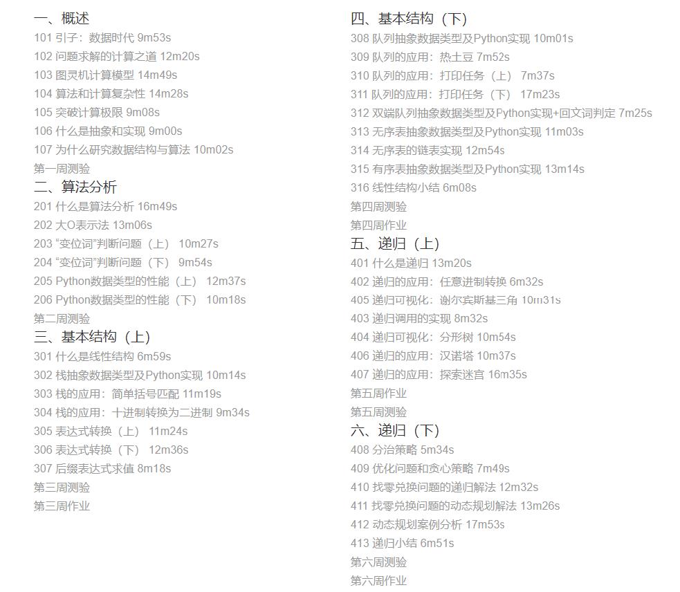 【干货】北京大学《数据结构与算法Python版》公开课