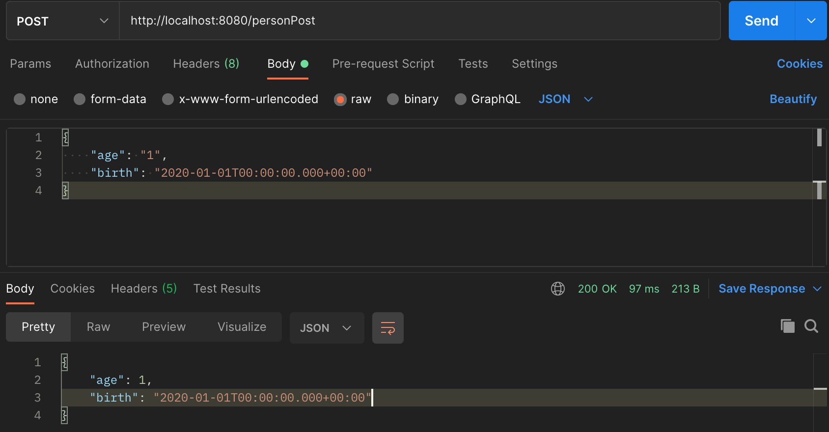 post-json-@RequestBody-front-change-dateformat