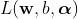 L({\\bf w}, b, {\\boldsymbol \\alpha})