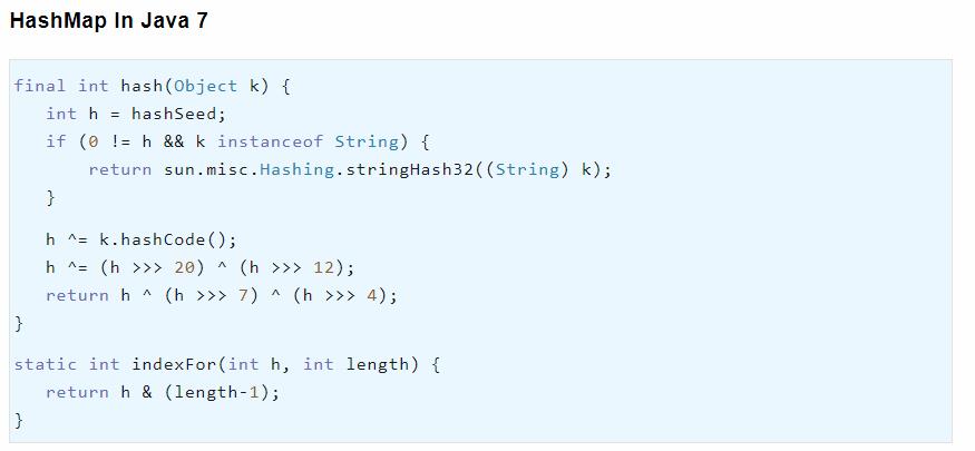 hashmapinJDK7