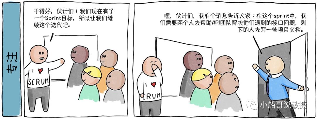 敏捷漫画#40-Scrum价值观