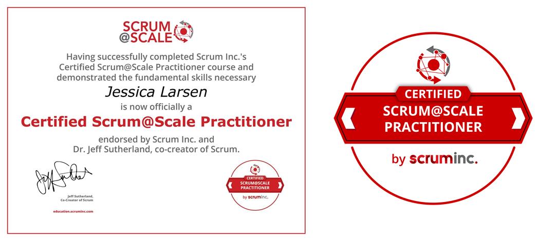 一半时间，双倍价值？Scrum@Scale规模化敏捷国际认证班首发