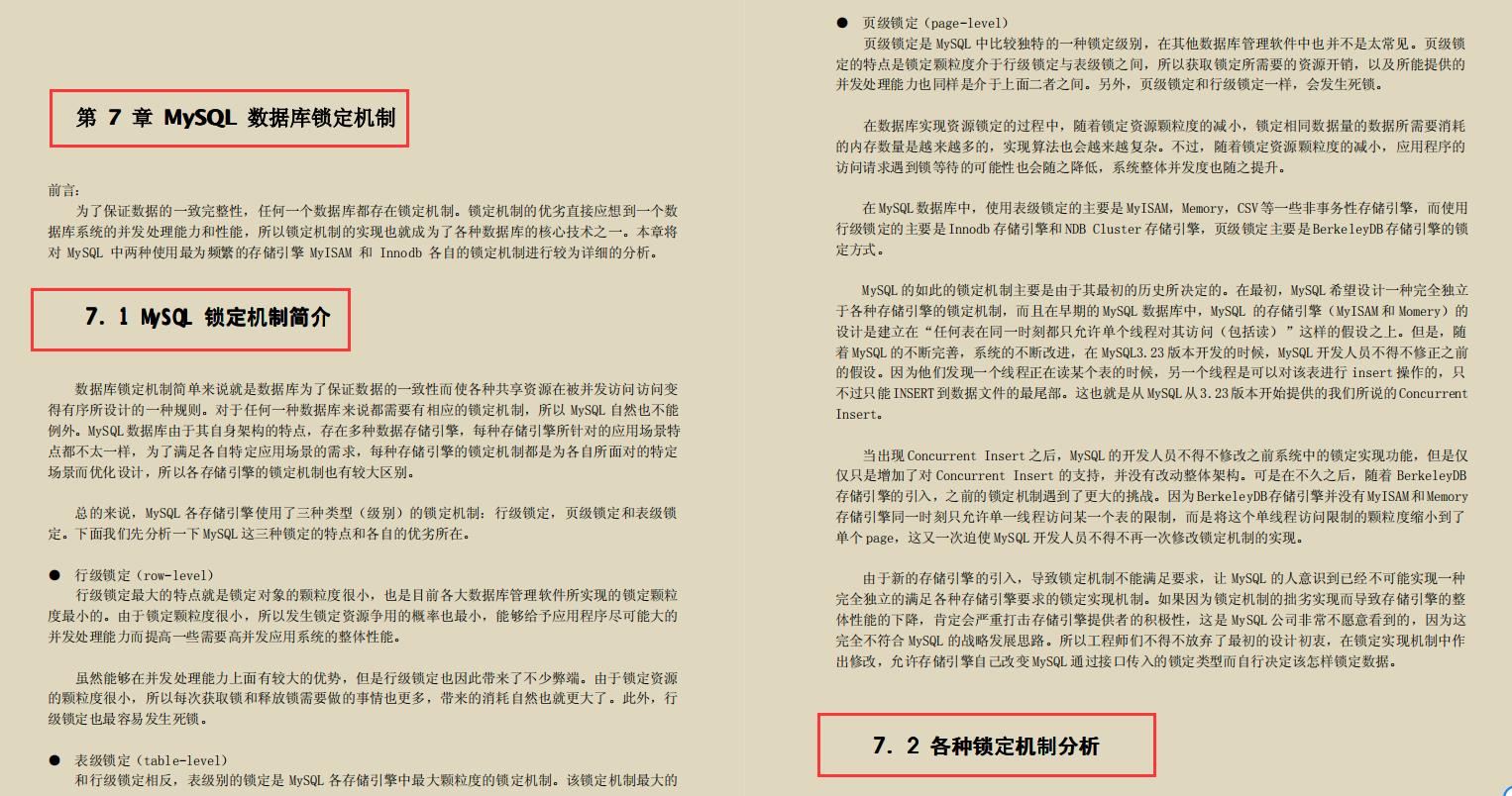 全网火爆MySql 开源笔记，图文并茂易上手，阿里P8都说好