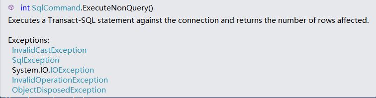 ExecuteNonQuery