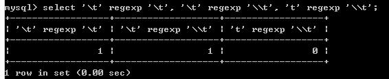 正则表达式在MySQL5.7和MySQL8.0中的用法以及区别（一）